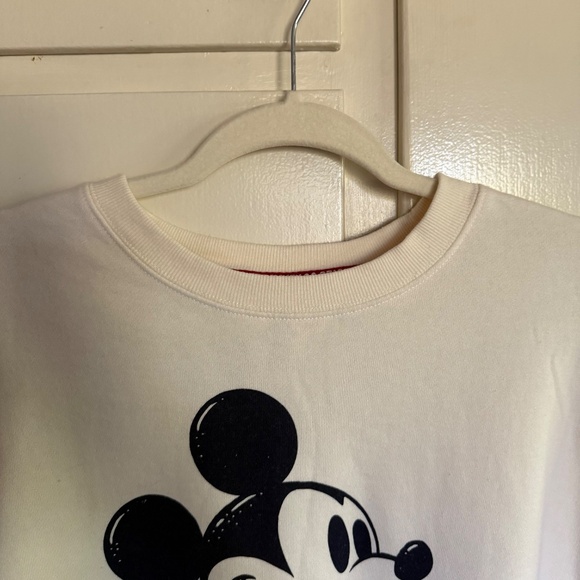 Disneyland Original Mickey Mouse Pullover Sweatshirt Cream Size XXL - Picture 2 of 12